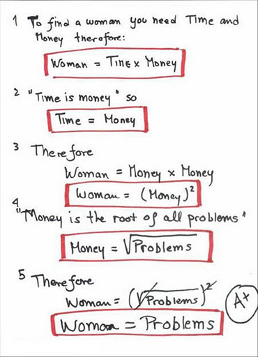 woman=problems