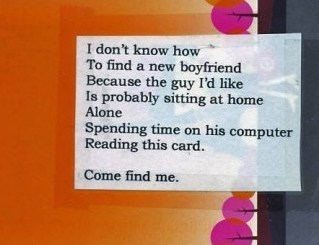 Funny message from a woman or boy :)